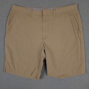 J Crew Gramercy Shorts Mens 36 Khaki Beige Chino Lightweight Cotton Preppy Golf